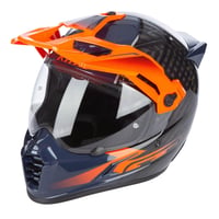 KRIOS PRO HELMET ECE/DOT<ECHO GLOSS BLACK - STRIKING ORANGE - PETROL>