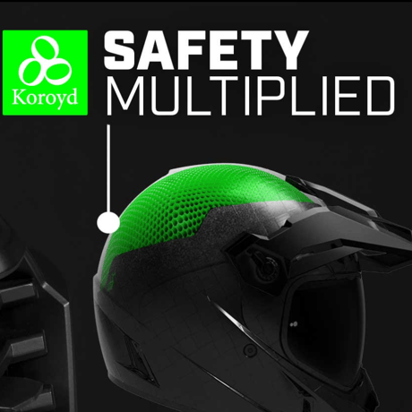 KRIOS PRO HELMET ECE/DOT<ECHO MATTE BLACK - RIFLE GREEN - OIL GREEN>