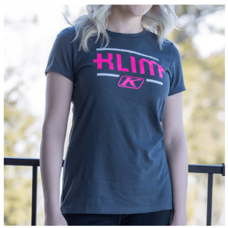 【女性用】KUTE CORP SS T<CHARCOAL - KNOCKOUT PINK>
