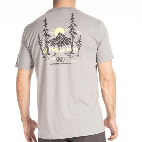 HAWLEY TRI-BLEND TEE<HEATHERED GRAY - HI-VIS>