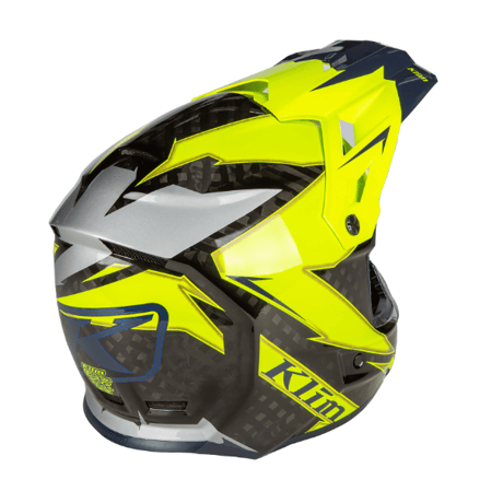 【取寄商品】F3 CARBON OFF-ROAD HELMET ECE<LIGHTNING HI-VIS>