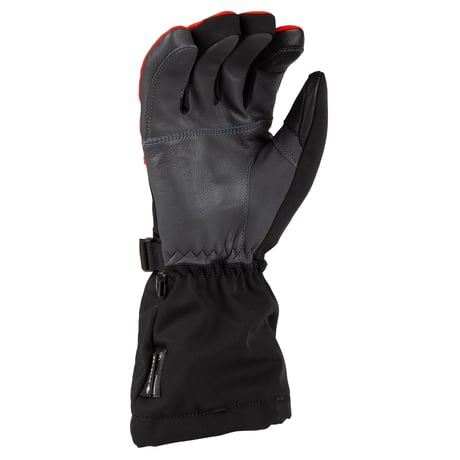POWERXROSS GAUNTLET GLOVE<BLACK - FIERY RED>