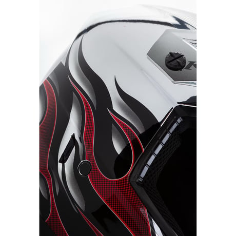 F3 CARBON HELMET ECE<SCORCHED CHROME>