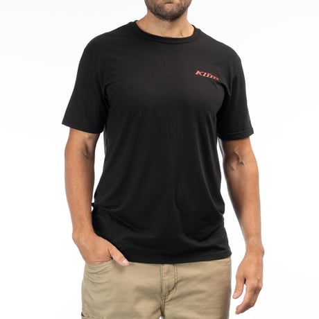 MOUNTAIN PEAK TRI-BLEND TEE<BLACK - CHILI PEPPER>