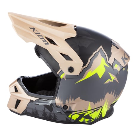 F3 CARBON HELMET ECE<DNA MONTANA TAN - HI-VIS>