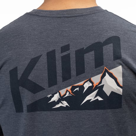 MOUNTAIN PEAK TRI-BLEND TEE<NAVY FROST - DRESS BLUES>