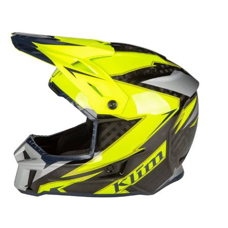 【取寄商品】F3 CARBON OFF-ROAD HELMET ECE<LIGHTNING HI-VIS>