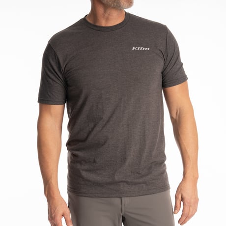 FRONTIER TRI-BLEND TEE<HEATHERED CHARCOAL - HIGH-RISE>