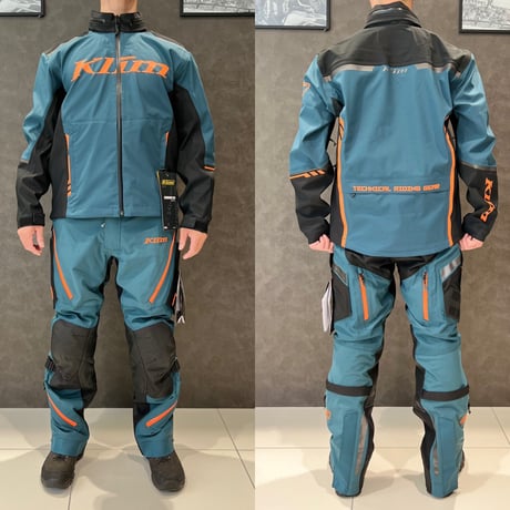 ENDURO S4 JACKET<PETROL - STRIKE ORANGE>