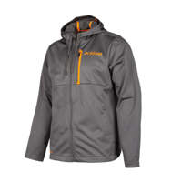 TRANSITION HOODIE  ASPHALT - STRIKE ORANGE