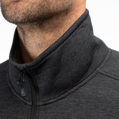 【取寄商品】ECHO WOOL FLEECE JACKET<BLACK>