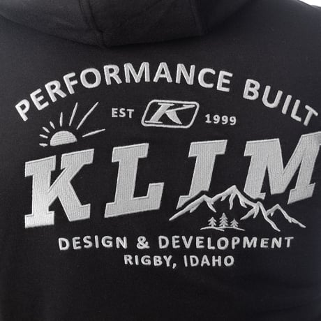 LOST RIVER HOODIE<BLACK - MONUMENT>