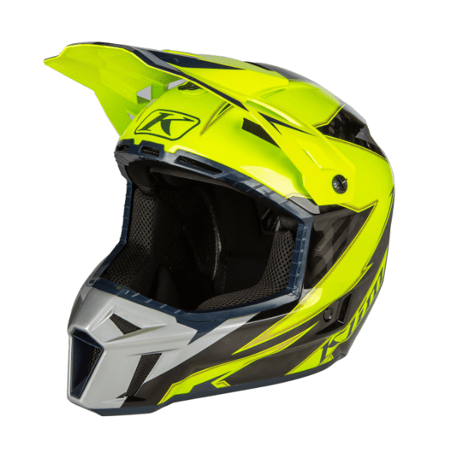 【取寄商品】F3 CARBON OFF-ROAD HELMET ECE<LIGHTNING HI-VIS>
