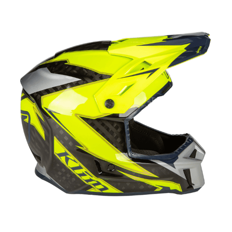 【取寄商品】F3 CARBON OFF-ROAD HELMET ECE<LIGHTNING HI-VIS>