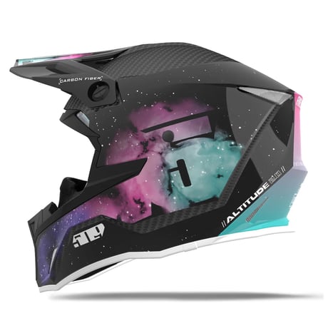 【取寄商品】ALTITUDE 2.0 CARBON FIBER HELMET<Galaxy - Gloss Finish>　snow向け