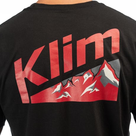 MOUNTAIN PEAK TRI-BLEND TEE<BLACK - CHILI PEPPER>