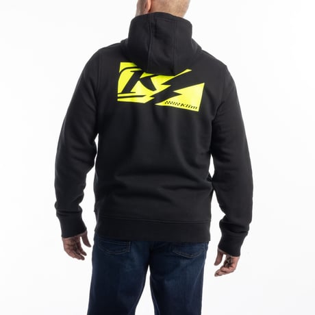 ELECTRIC FULL ZIP HOODIE<BLACK - HI-VIS>