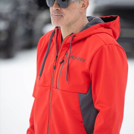 【取寄商品】TRANSITION HOODIE<HIGH RISK RED - ASPHALT>