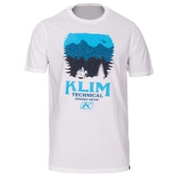 HAWLEY TRI-BLEND TEE<WHITE - PETROL>