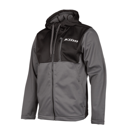 TRANSITION HOODIE< BLACK - ASPHALT>