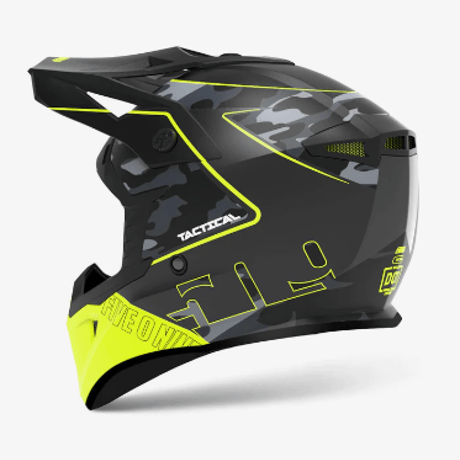 TACTICAL OFFROAD HELMET<Black Camo>
