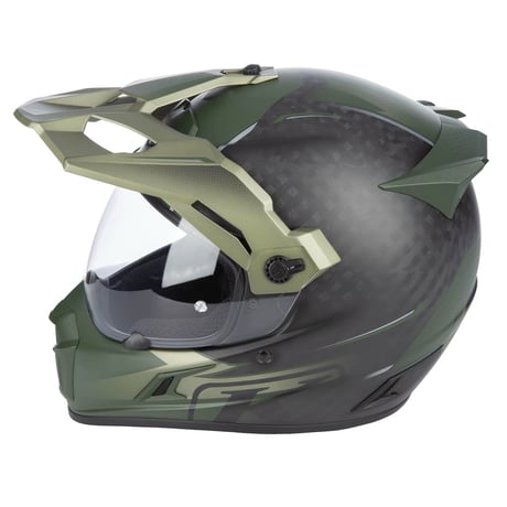 KRIOS PRO HELMET ECE/DOT<ECHO MATTE BLACK - RIFLE GREEN - OIL GREEN>