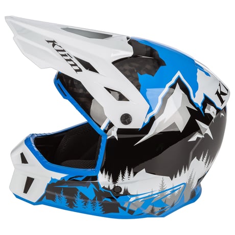 【取寄商品】F3 CARBON HELMET ECE<DNA ELECTRIC BLUE LEMONADE - WHITE>