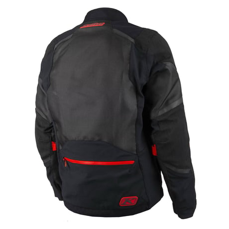 BAJA S4 JACKET<BLACK - FIERY RED>