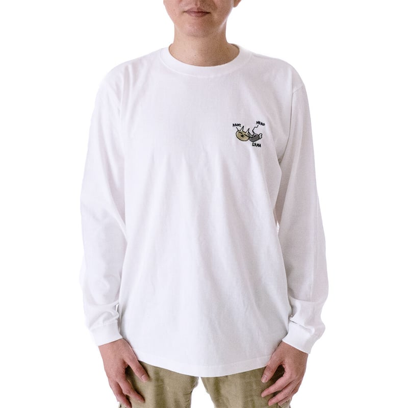 ロンT (ホワイト) | サチコと神ねこ様 オフィシャルショップ