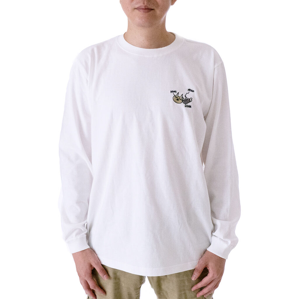 ロンT ホワイト ロンT (ホワイト) | サチコと神ねこ様 オフィシャルショップ
