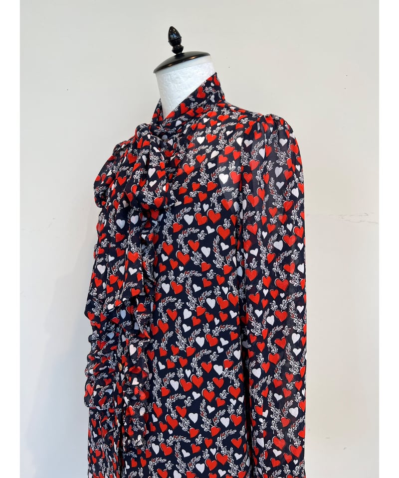 DOUBLE STANDARD CLOTHINGハート柄シフォンボウタイブラウス DOUBLE STANDARD CLOTHING（ダブルスタンダードクロージング）の