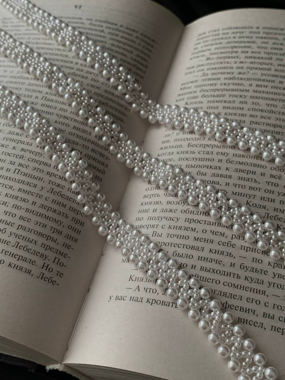 パールチョーカー編み込み ホワイト | ANNA SAKAMOTO