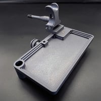 アルミへらお膳 砲台式 ブルー | 長谷部釣具店