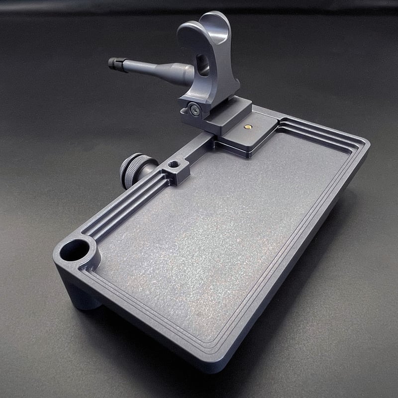 アルミへらお膳 砲台式 グレー | 長谷部釣具店