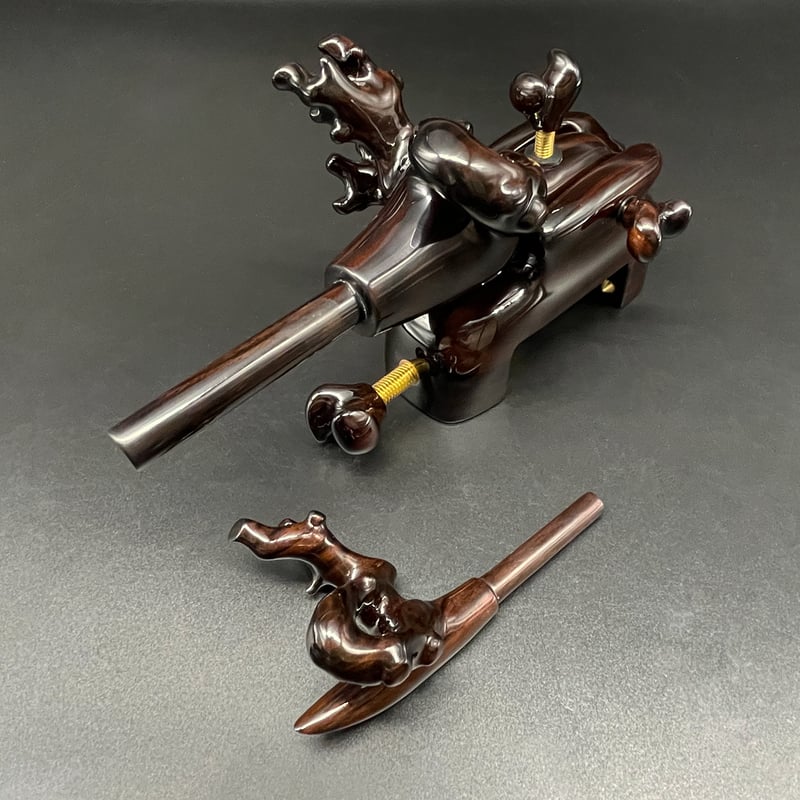 参考オーダー品 】松村作 黒檀（大） | 長谷部釣具店