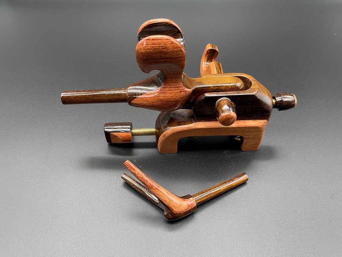 ★ 山桧 ★ 貴重 天然木 大砲万力　収納袋付き　ヘラブナ　銘木 86 ☆ 山桧 ☆ 貴重 天然木 大砲万力 収納袋付き ヘラブナ 銘木 86 ☆ 山