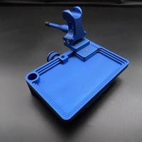 アルミへらお膳 砲台式 ブルー | 長谷部釣具店