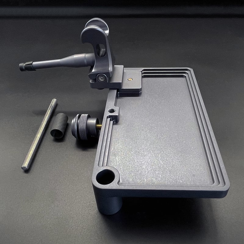 アルミへらお膳 砲台式 グレー | 長谷部釣具店