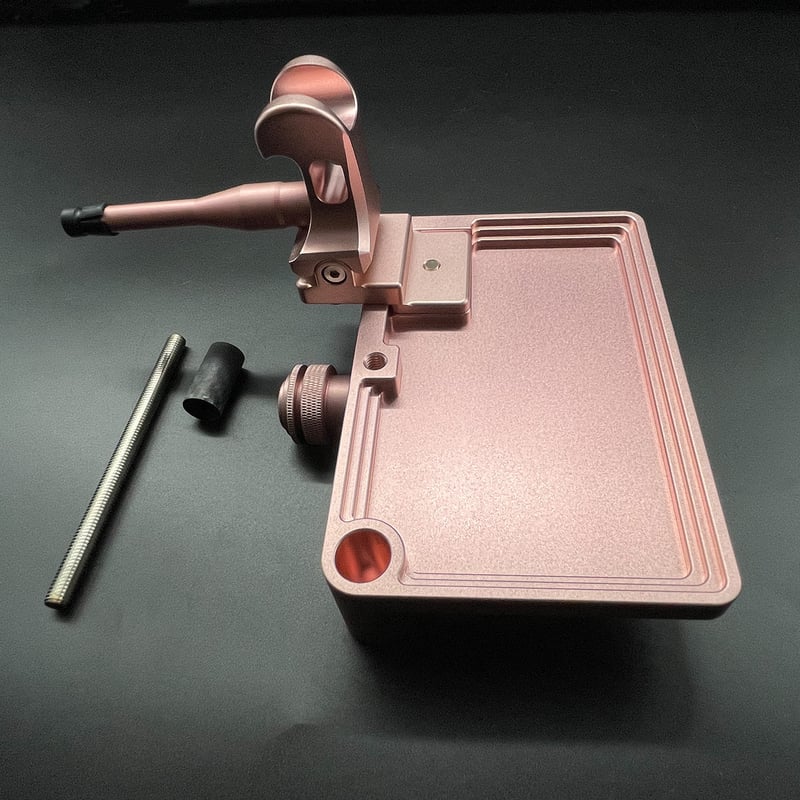 アルミへらお膳 砲台式 ピンク ミニ | 長谷部釣具店