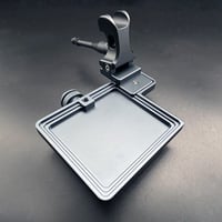 アルミへらお膳 砲台式　グレー　新型ミニ