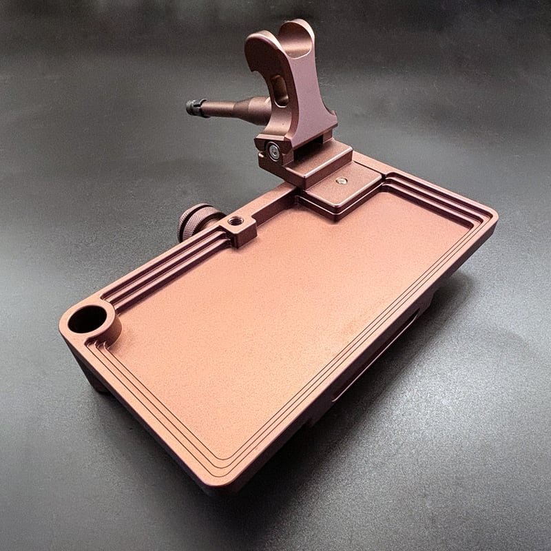 アルミへらお膳 砲台式 ブロンズ | 長谷部釣具店