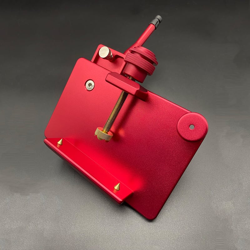 アルミへらお膳 砲台式 レッド ミニ | 長谷部釣具店