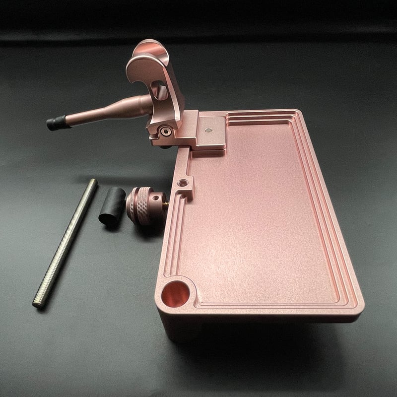 アルミへらお膳 砲台式 ピンク | 長谷部釣具店