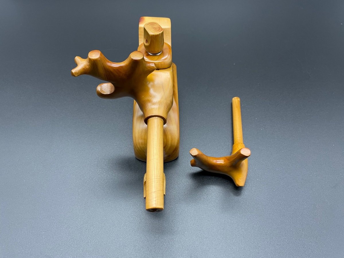 岐山　万力　弓型 岐山 ヒノキ 弓型万力 No.69(中) | へら鮒釣具の通販なら共栄つり具