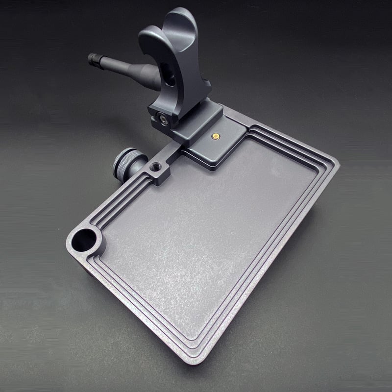 アルミへらお膳 砲台式 グレー ミニ | 長谷部釣具店