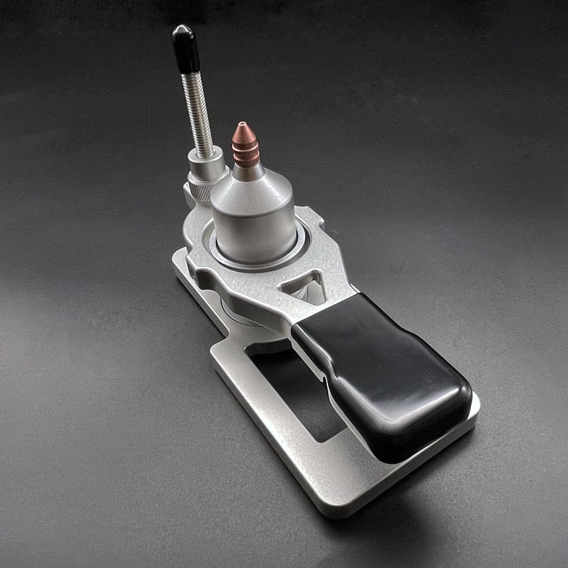 アルミ削り出しポンプ絞り器 ハンドルゴムカバー シルバー | 長谷部釣具店