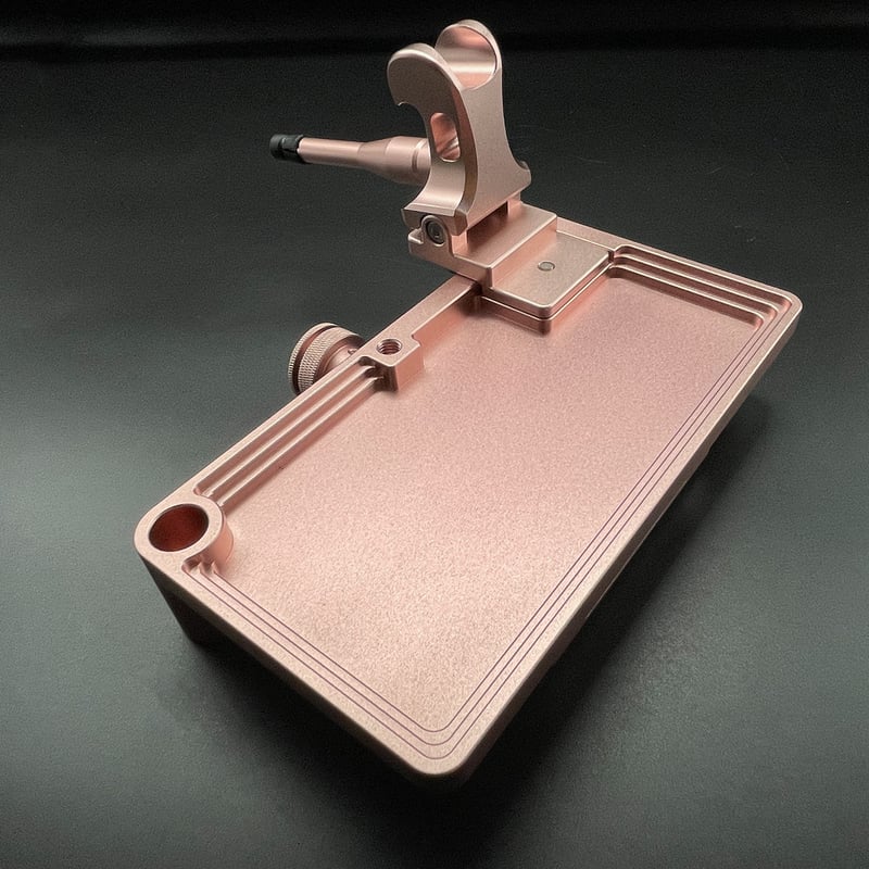 アルミへらお膳 砲台式 ピンク | 長谷部釣具店