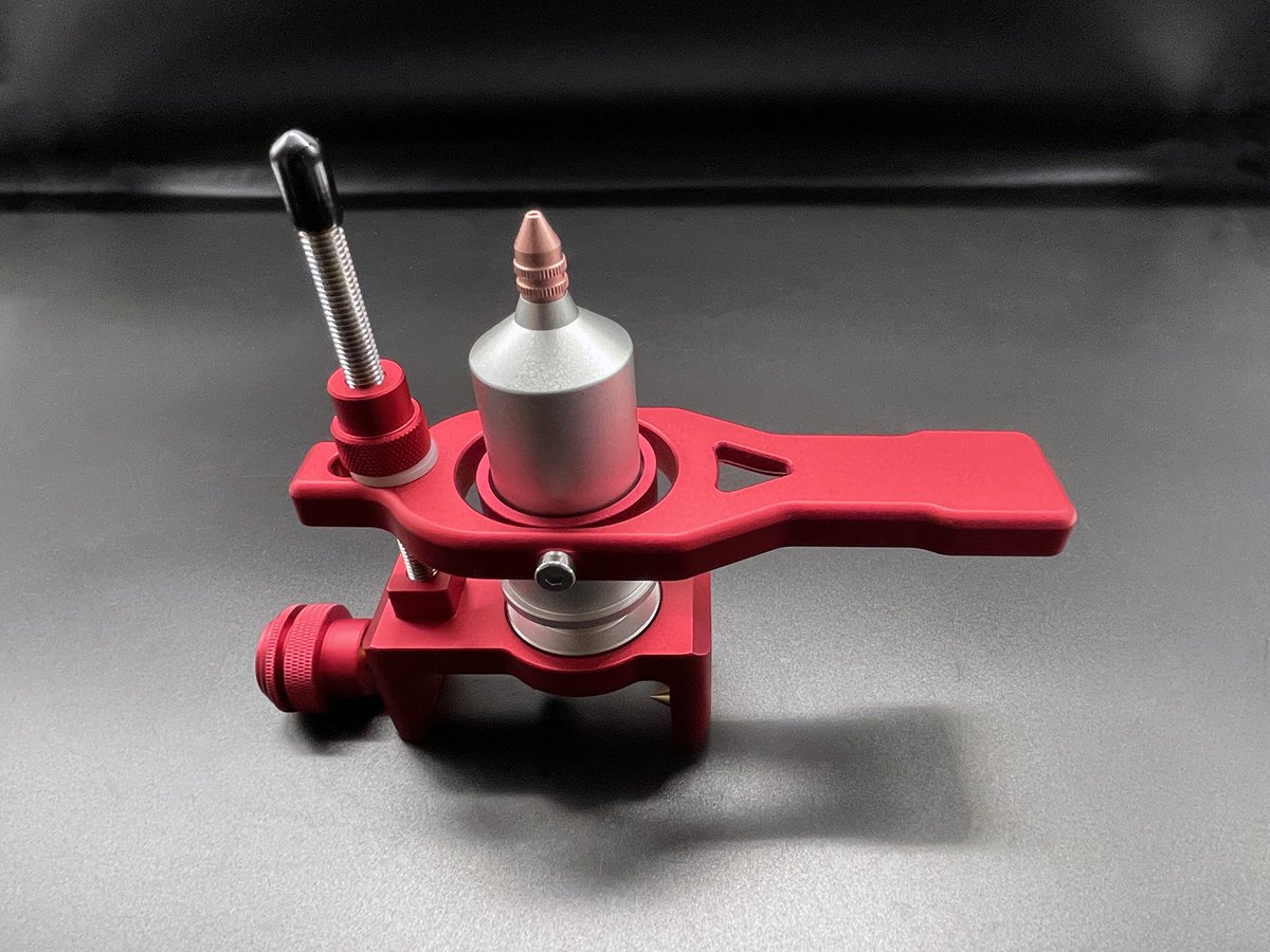 アルミ削り出しポンプ絞り器 万力台セット レッド | 長谷部釣具店