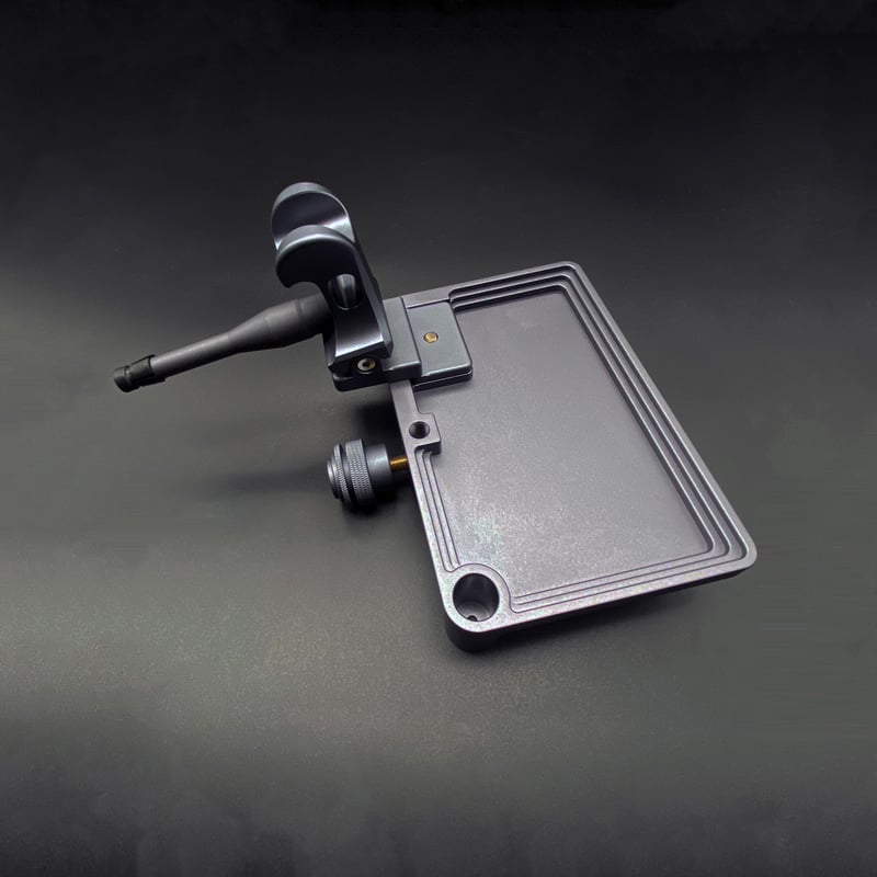 アルミ削り出し　へらお膳　砲台式 ヘラブナ　お膳 アルミへらお膳 砲台式 グレー | 長谷部釣具店