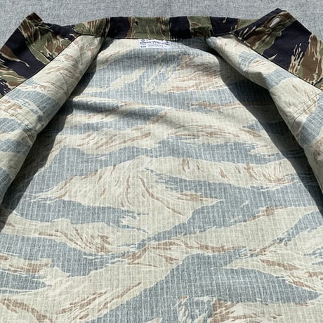 NAOSHIYA CUSTOM FACTORY　アメリカンファブリック　タイガーストライプシャツ